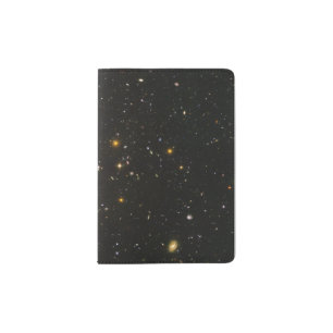 Hubble Space Telescope Field of Galaxies Poster Passport Holder