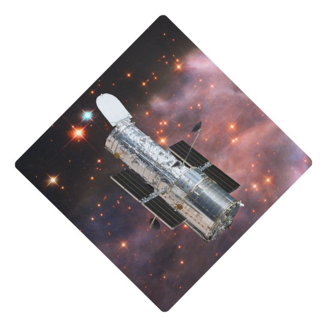 Hubble Space Telescope Graduation Cap Topper (Front)