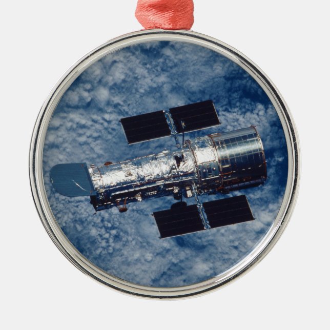 Hubble Space Telescope HST Metal Ornament (Front)