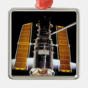 Hubble Space Telescope Metal Ornament