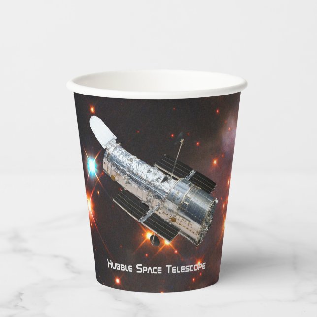 Hubble Space Telescope Paper Cups (Front)