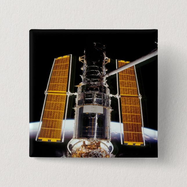 Hubble Space Telescope Pinback Button (Front)
