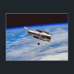 Hubble Space Telescope Postcard<br><div class="desc">Hubble space telescope in orbit | Design Pics | AssetID: 77890082</div>