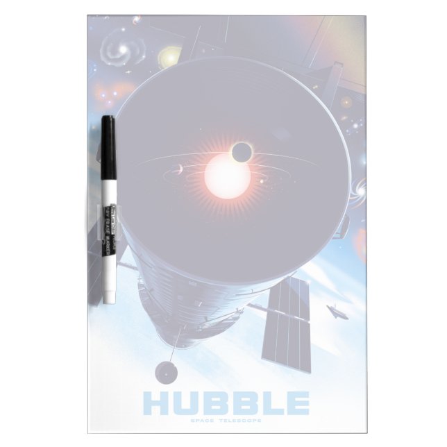 Hubble Space Telescope Poster. Dry Erase Board (Front)