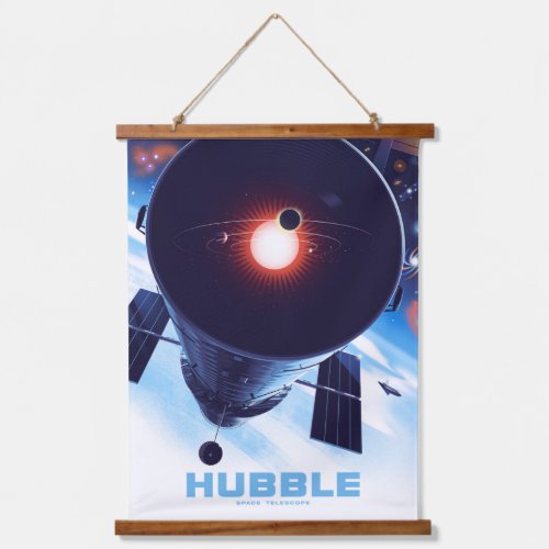 Hubble Space Telescope Poster Hanging Tapestry