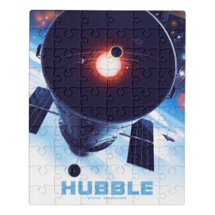 Hubble Space Telescope Poster. Jigsaw Puzzle