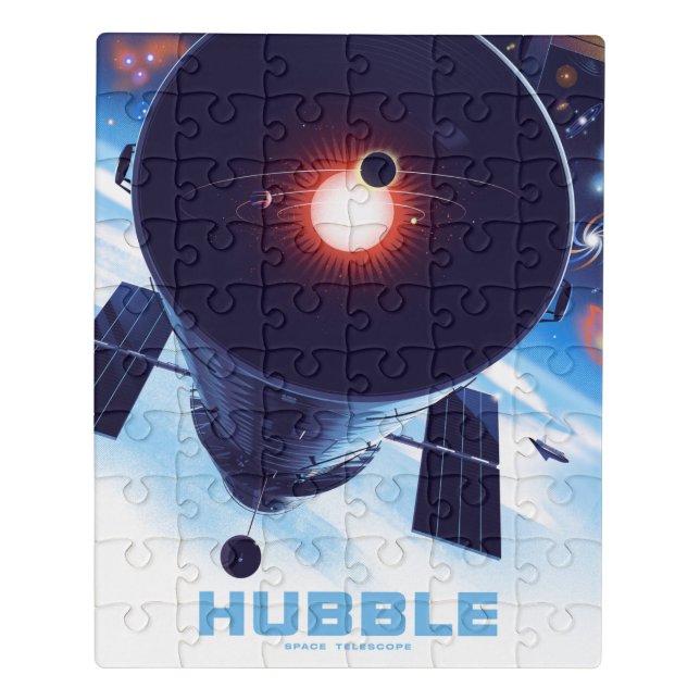 Hubble Space Telescope Poster. Jigsaw Puzzle (Puzzle Vertical)