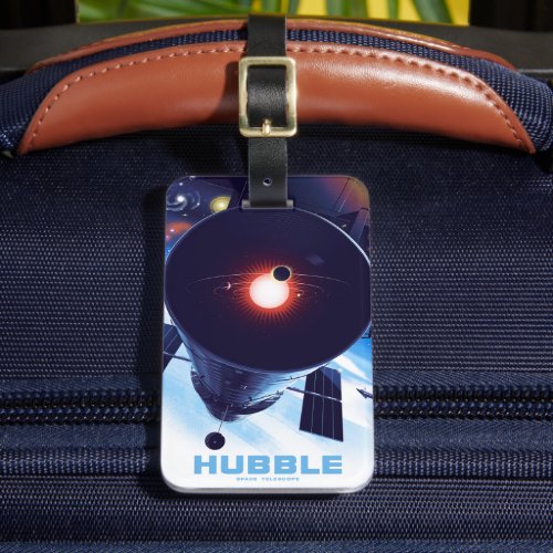 Hubble Space Telescope Poster Luggage Tag