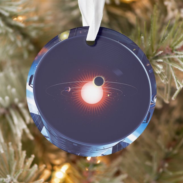 Hubble Space Telescope Poster. Ornament (Tree)