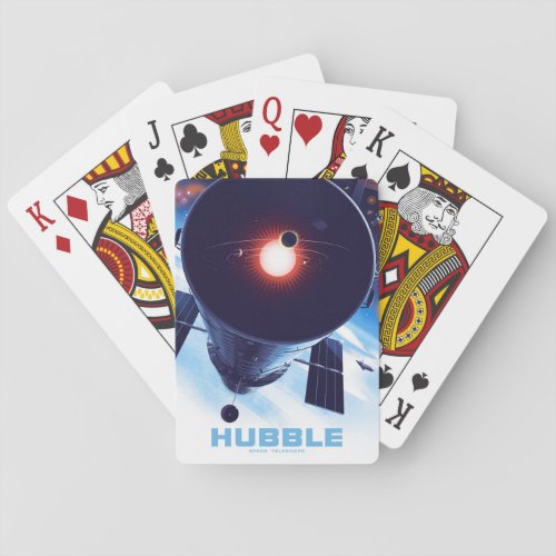 Hubble Space Telescope Poster Playing Cards