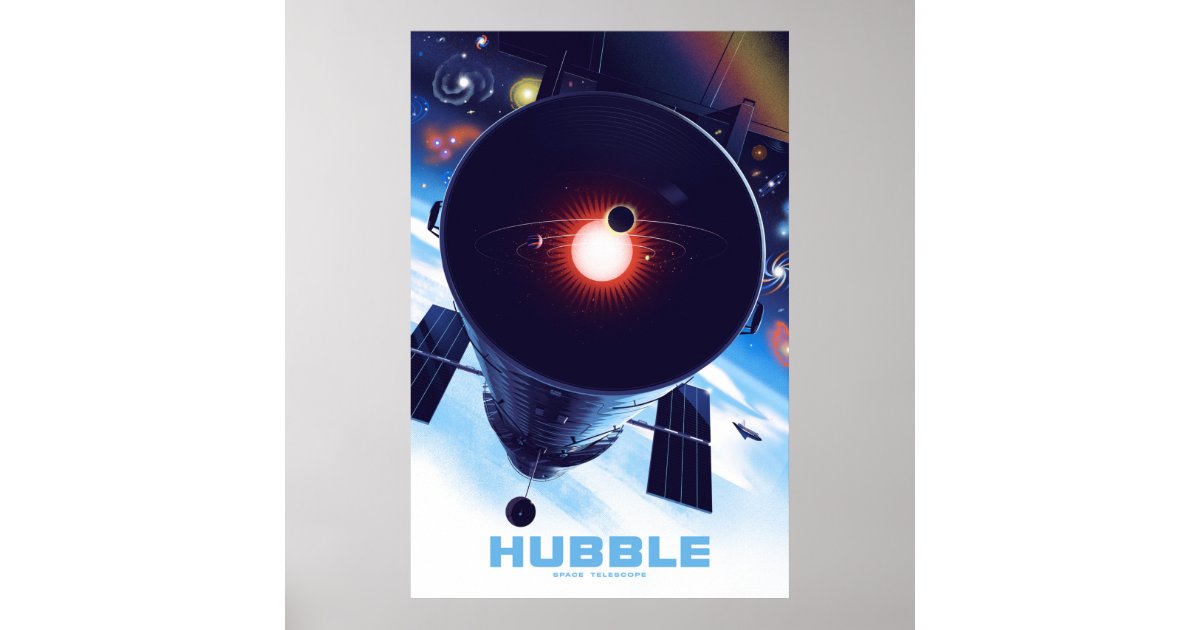 Hubble Space Telescope Poster. Poster | Zazzle