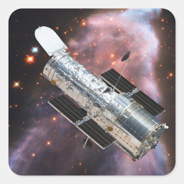 Hubble Space Telescope Square Sticker (Front)