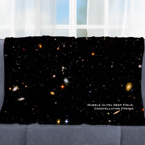 Hubble Telescope Ultra Deep Field Galaxies Photo Fleece Blanket