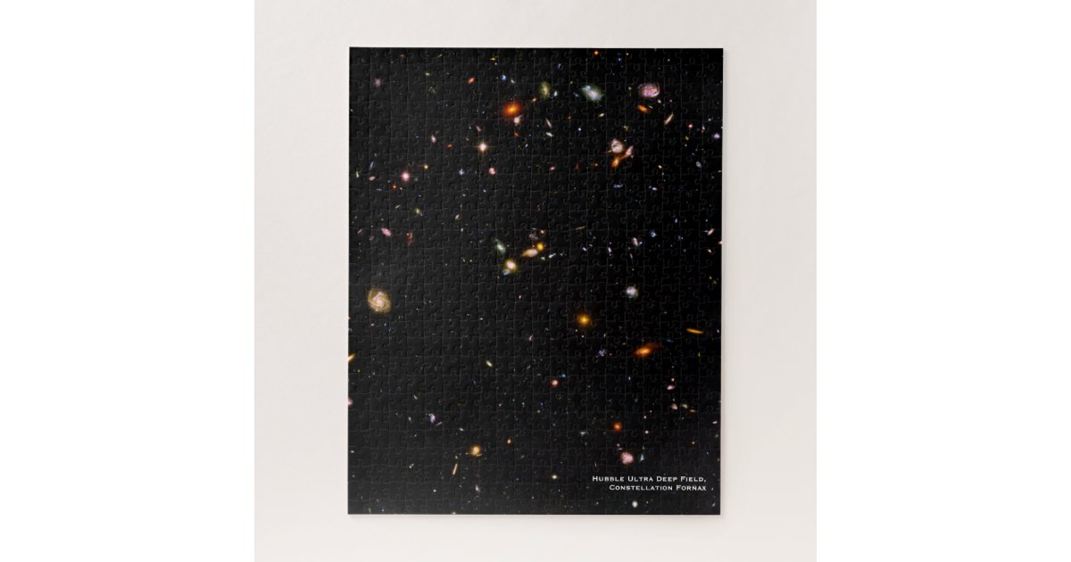 Hubble Telescope Ultra Deep Field Galaxies Photo Jigsaw Puzzle | Zazzle