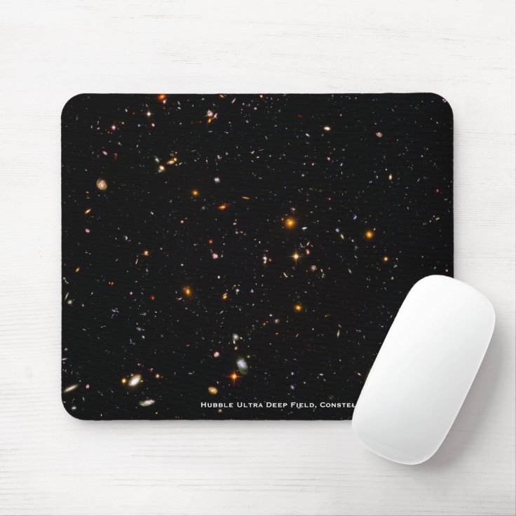 Hubble Telescope Ultra Deep Field Galaxies Photo Mouse Pad | Zazzle