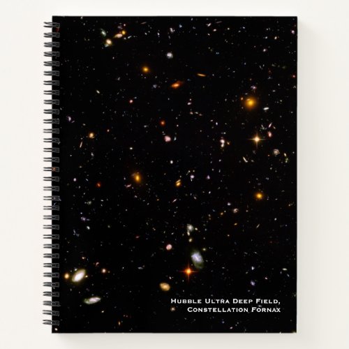 Hubble Telescope Ultra Deep Field Galaxies Photo Notebook