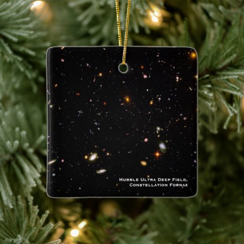 Hubble Telescope Ultra Deep Field Photo Christmas Ceramic Ornament