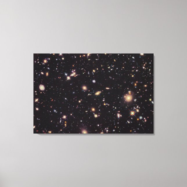 Hubble Ultra Deep Field 2012 Canvas Print (Front)