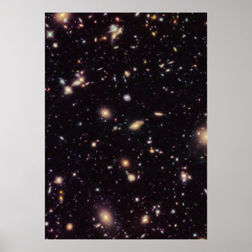 Hubble Ultra Deep Field 2012 Poster