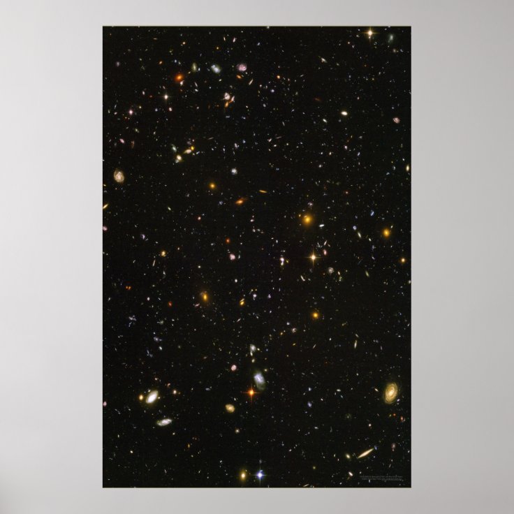 Hubble Ultra Deep Field 20x30 (20x30) Poster | Zazzle