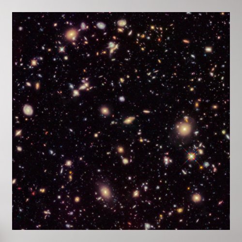 Hubble Ultra Deep Field HUDF 2012 Print Poster