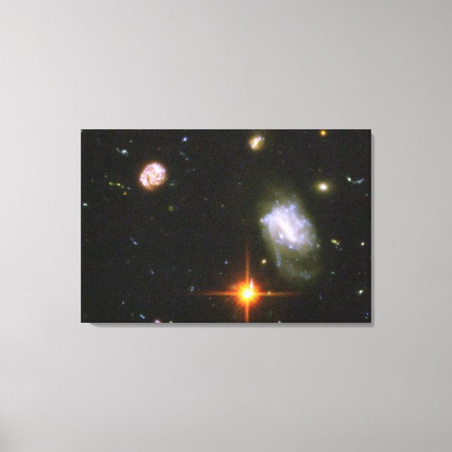 Hubble Ultra Deep Field Image Canvas Print (Front)