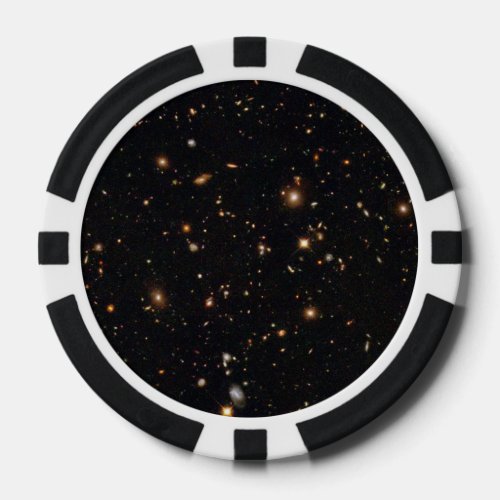 Hubble Ultra Deep Field Infrared View of Galaxies Poker Chips