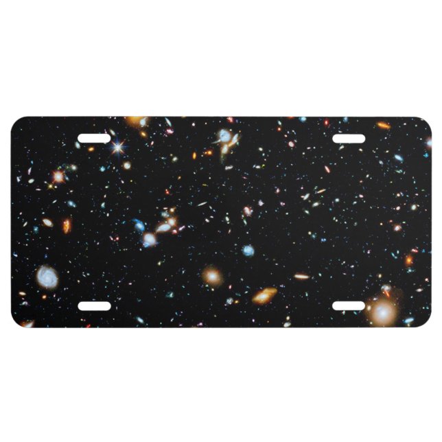 Hubble Ultra Deep Field License Plate (Front)