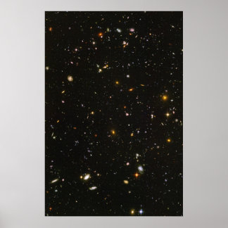 Hubble Ultra Deep Field Photo Poster