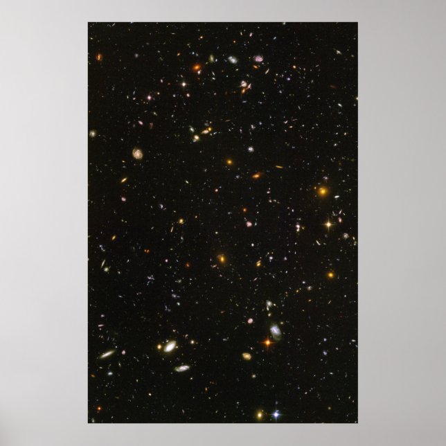 Hubble Ultra Deep Field Photo Poster (Front)
