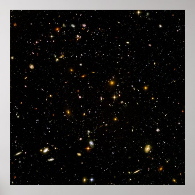Hubble Ultra Deep Field Poster (Front)