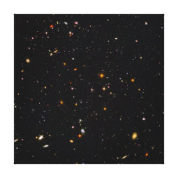 Hubble Ultra Deep Field View Of 10,000 Galaxies Canvas Print 