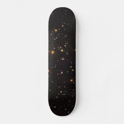 Hubble Ultra Deep Field View of 10000 Galaxies Skateboard Deck