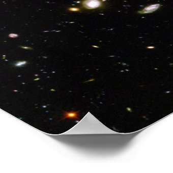 Hubble Ultra Deep Space Field Poster | Zazzle
