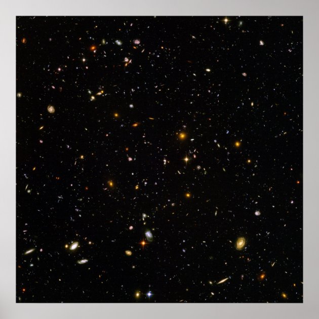 Hubble ultra deep field high best sale resolution print