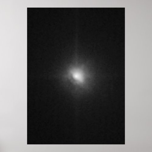 Hubble View of Comet Tempel 1 Just After Impacta Poster