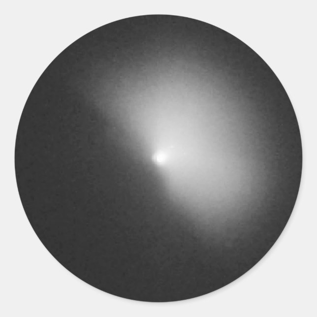 Hubble View of Comet Tempel Classic Round Sticker (Front)