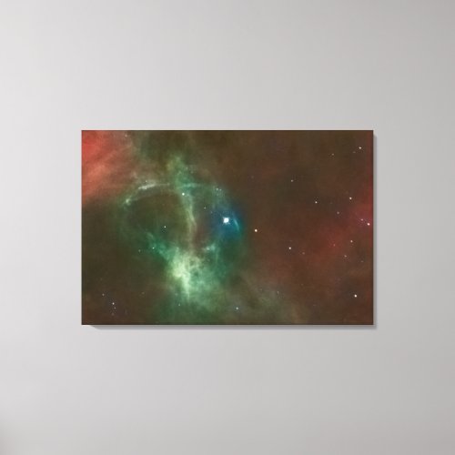 HubbleWFPC2 and ESO22_m Composite Canvas Print