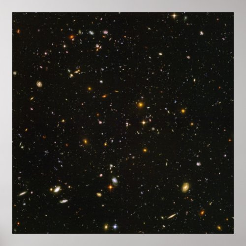 Hubbles Ultra Deep Field Image Poster