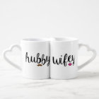 Hubby and Wifey Couple's Mug Set