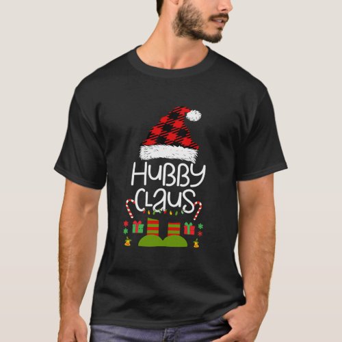 Hubby_Claus Matching_Couple_Husband_Wife His_Her C T_Shirt