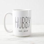 Hubby Custom Couple Mug Wedding Mug Anniversary<br><div class="desc">Berry Berry Sweet Designs | www.berryberrysweet.com</div>
