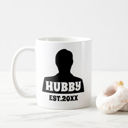 Hubby Custom Couple Wedding Anniversary Retro Coffee Mug