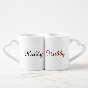 Hubby Hubby Two Grooms Coffee Mug Set