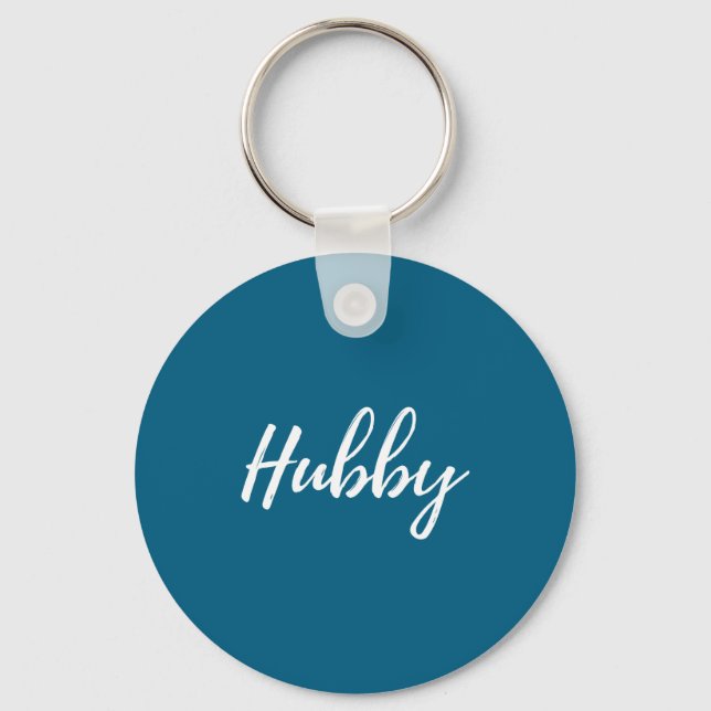 Hubby Keychain (Front)