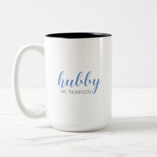 Hubby Mr Two_Tone Coffee Mug