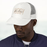 Hubby, personalized gift for husband, future Mr. Trucker Hat<br><div class="desc">Choose our Hubby hat as a personalized gift for your husband or future groom, a unique and affectionate idea that celebrates your bond in a special way, perfect as a wedding gift for the groom or as a special thought for the engagement, to make him feel loved and appreciated on...</div>
