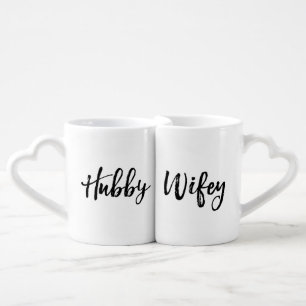 Hubby & Wifey. Coffee Mug Set