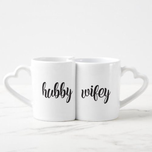 Hubby Wifey Love Mugs