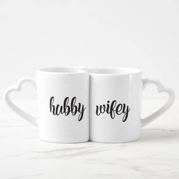 wifey and hubby mugs